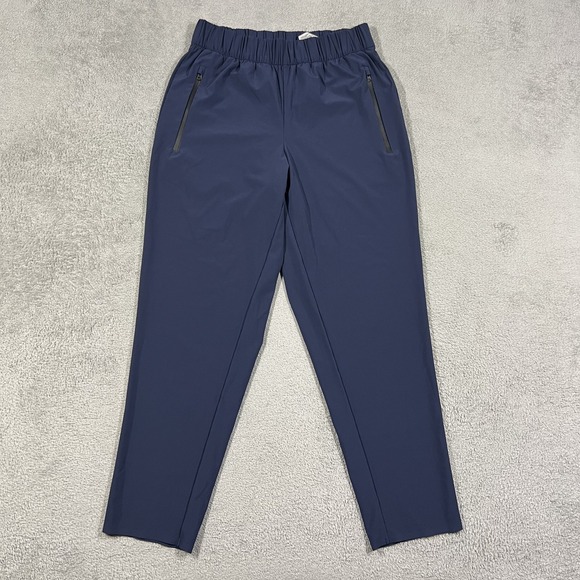 Outerknown Pants - Outerknown Performance Pants Womens Medium Blue Athletic Zipper Pockets Pull On